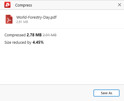 PDF Extra: post-DPI image compression results panel